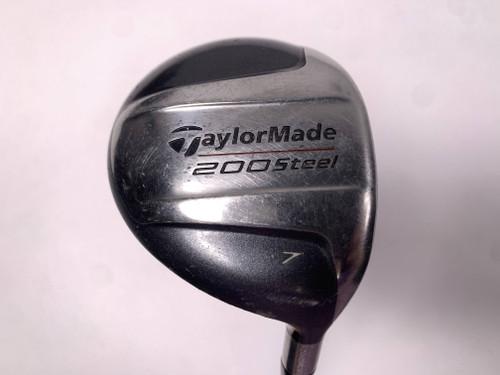 TaylorMade 200 Steel 7 Fairway Wood 21* Lite 80g Regular Graphite Mens RH, 1 of 12