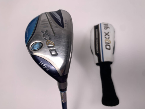 XXIO 12 Ladies 6 Hybrid 28* MP 1200L Flex 2111 34g Ladies Graphite Womens RH HC, 1 of 12