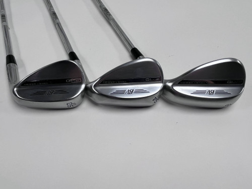 Titleist Vokey SM10 Tour Chrome Wedge Set 50* 12 54* 12 58* 10 Steel Mens RH, 1 of 12