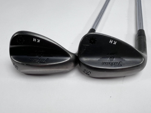 Titleist Vokey SM7 Jet Black Wedge Set 54* 10 60* 8 Wedge Steel Mens LH, 1 of 12