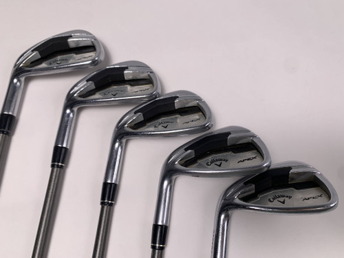Callaway Apex Iron Set 6-PW AeroTech SteelFiber i110 CW Stiff LH -1/2'', 1 of 12