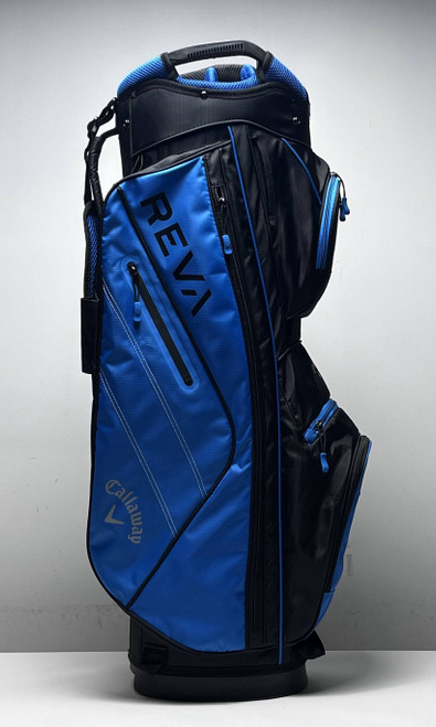 Callaway Reva Ladies Cart Bag Blue 14-Way Divide Single Strap Golf