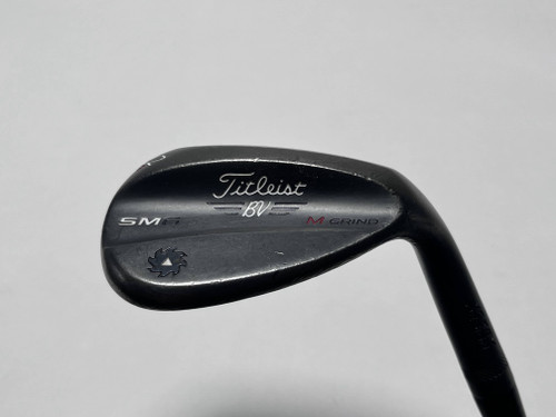 Titleist Vokey SM6 Jet Black Wedge 62* 8 Bounce M-Grind Wedge Steel Mens RH, 1 of 12