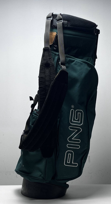 Ping Lightweight Carry Bag Green 4-Way Divide Dual Strap Golf Bag, 1 of 12