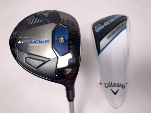 Callaway Paradym Ai Smoke Max Fast 7 Fairway Wood 22* Eldio 40g Ladies RH HC, 1 of 12