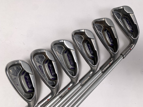 Ping Serene Iron Set 7-PW+SW+LW Red Dot 1* Flat ULT 210 Lite Ladies RH, 1 of 12