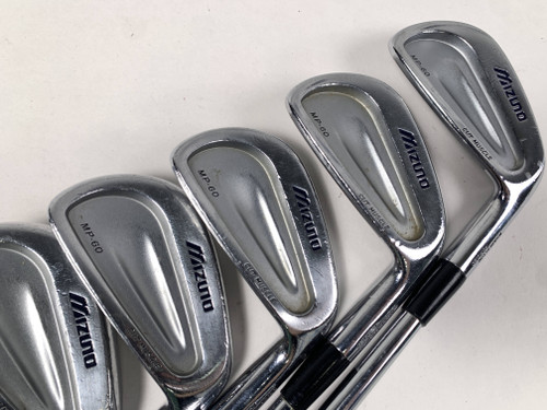 Mizuno MP 60 Iron Set 4-PW True Temper Dynamic Gold SL S300 Stiff RH +1/2'', 1 of 12