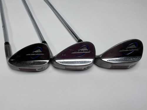 Purespin Pure Spin Wedge Set 52* 56* 60* Wedge Steel Mens RH Midsize Grips, 1 of 12
