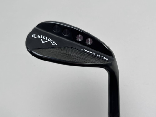 Callaway Jaws Raw Black Plasma Wedge 58* 12 Bounce W-Grind Spinner 115g Steel RH, 1 of 12