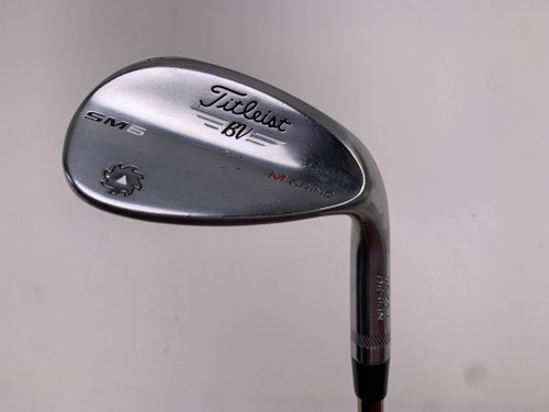 Titleist Vokey SM6 Tour Chrome Wedge 54* 8 Bounce M-Grind Recoil F3 Regular RH, 1 of 12