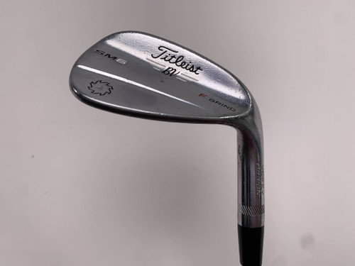 Titleist Vokey SM6 Tour Chrome Gap Wedge GW 52* 12 Bounce F-Grind Wedge RH, 1 of 12