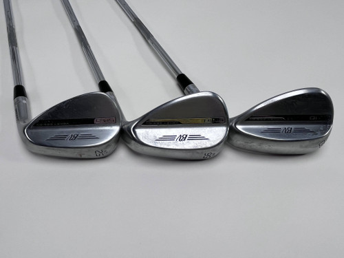 Titleist Vokey SM10 Tour Chrome Wedge Set 52* 12 | 56* 14 60* 12 SM10 Wedge RH, 1 of 12