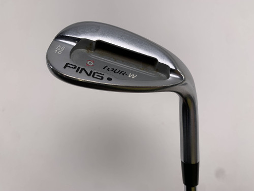 Ping Tour-W Brushed Silver Sand Wedge SW 56* 10 Bounce Black Dot AWT Stiff RH, 1 of 12