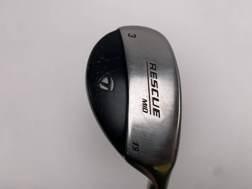 TaylorMade Rescue Mid 3 Hybrid 19* 65g Regular Graphite Mens RH Midsize Grip, 1 of 12