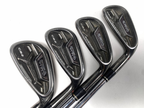 Adams Idea Pro Black CB2 Iron Set 6-PW KBS Tour 90 Stiff Steel Mens RH No 9 iron, 1 of 12