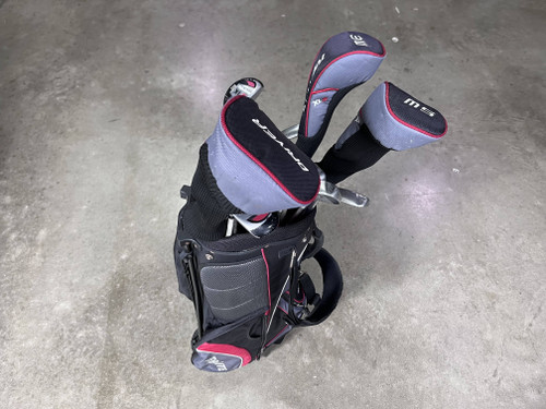 Top Flite XL Ti Club Set Driver 3-5W 4h-5h 6-SW Regular Graphite & Steel RH Bag, 1 of 12