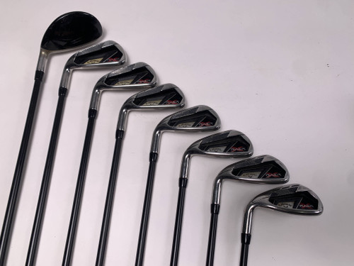 LEFTY Callaway Razr X Hybrid Iron Set 4H 5-PW+GW 75g Regular LH, 1 of 12