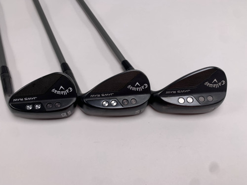 Callaway Jaws Raw Black Plasma Wedge Set 52*10 | 56*10 | 60*10 Catalyst Wedge RH, 1 of 12