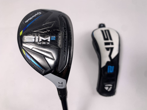TaylorMade SIM2 MAX Rescue 4 Hybrid 22* Fujikura Ventus Blue 6-R Regular RH HC, 1 of 12