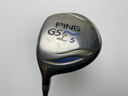 Ping G5 Ladies 5 Fairway Wood 22* ULT50F Ladies Graphite Womens LH, 1 of 12
