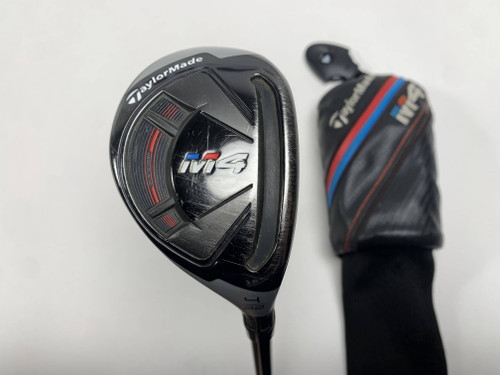 TaylorMade M4 4 Hybrid 22* Fujikura Atmos Red 6R Regular Graphite Mens RH HC, 1 of 12