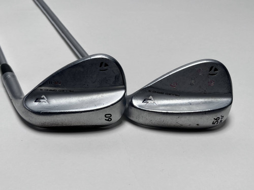 TaylorMade Milled Grind 3 Raw Chrome Wedge Set 56* 12 | 60* 11 DG X100 XStiff RH, 1 of 12