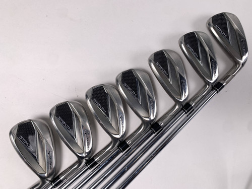 TaylorMade Stealth Iron Set 5-PW+GW KBS Max MT 85g Regular Steel Mens RH, 1 of 12