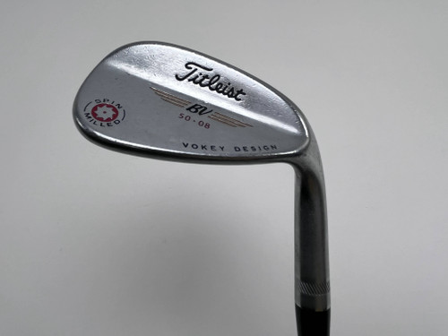 Titleist Vokey Spin Milled Chrome 2009 Gap Wedge GW 50* 8 Bounce Wedge Steel RH, 1 of 12