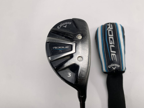 Callaway Rogue X 3 Hybrid 18* Aldila Synergy 60g Stiff Graphite Mens RH HC, 1 of 12
