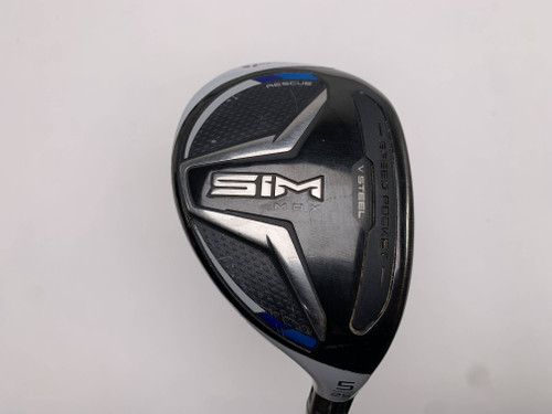 TaylorMade SIM MAX 5 Hybrid 25* Aldila Voodoo XVS8 Extra Stiff Graphite Mens RH, 1 of 12