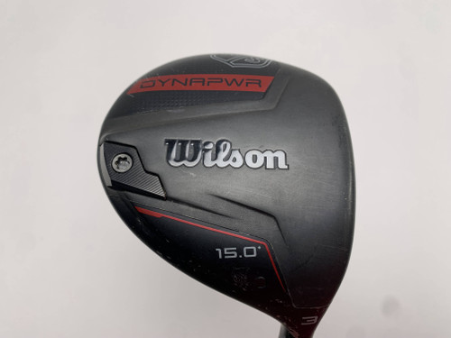 Wilson Dynapwr 3 Fairway Wood 15* HZRDUS RDX Smoke Red 5.0 50g Senior Mens RH, 1 of 12