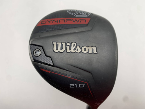 Wilson Dynapwr 7 Fairway Wood 21* HZRDUS RDX Smoke Red 5.0 50g Senior Mens RH, 1 of 12