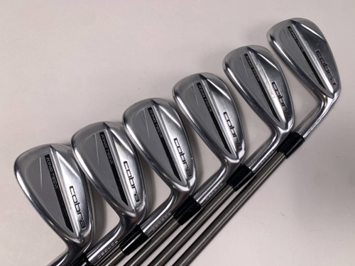Cobra KING Tec X 2025 Iron Set 5-PW SteelFiber i95 CW Regular Graphite Mens RH, 1 of 12