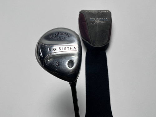 Callaway Big Bertha 2004 3 Fairway Wood 15* Gems 55 Ladies Graphite Womens RH HC, 1 of 12