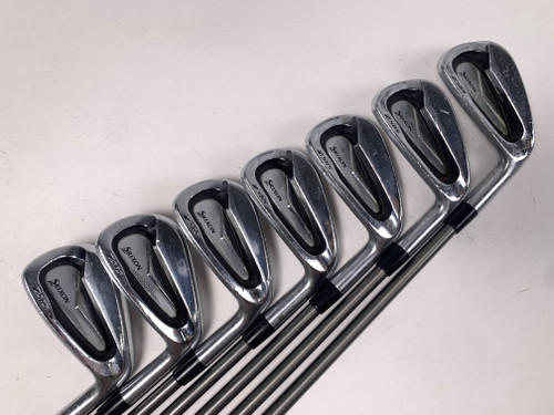 Srixon Z585 Iron Set 4-PW AeroTech SteelFiber i95 Stiff Graphite Mens RH +1/2", 1 of 12