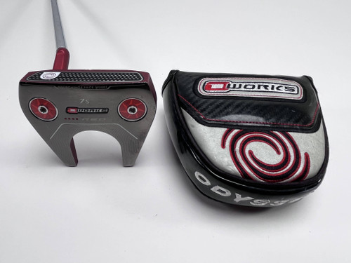 LEFTY Odyssey O-Works Red 7S Putter 35" Mens LH HC, 1 of 12