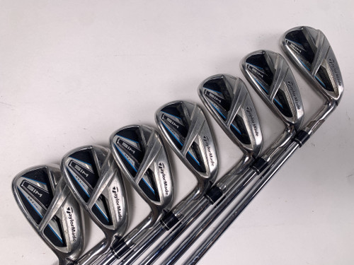 TaylorMade SIM MAX Iron Set 5-PW+AW KBS Max 85g Regular Steel Mens RH, 1 of 12