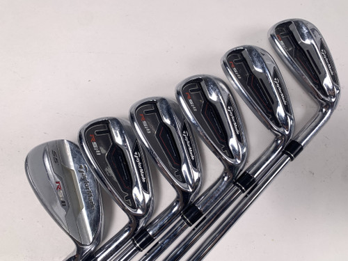TaylorMade RSi 1 Iron Set 6-PW+SW REAX 90g Stiff Steel Mens RH, 1 of 12