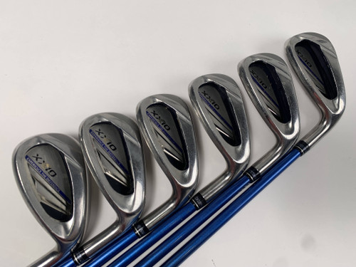 XXIO Eleven Iron Set 6-PW+AW MP1100 Flex 3233 48g Regular Graphite Mens RH, 1 of 12