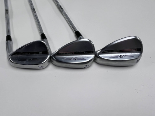 Titleist Vokey SM10 Tour Chrome Wedge Set 50* 12 54* 10 58* 8 Steel Mens RH, 1 of 12
