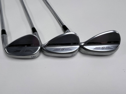 Titleist Vokey SM10 Tour Chrome Wedge Set 50* 12 54* 10 58* 10 Steel Mens RH, 1 of 12