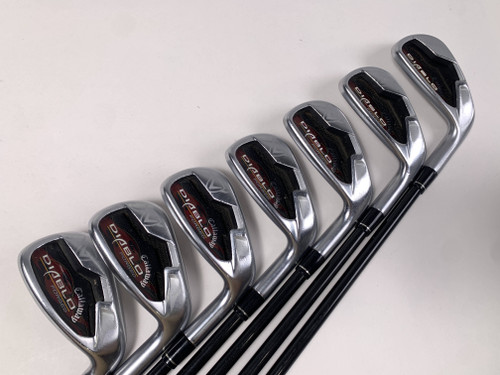 Callaway Diablo Forged Iron Set 4-PW 75g Regular Graphite Mens RH, 1 of 12