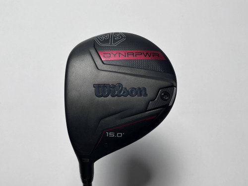 LEFTY Wilson Dynapwr 3 Fairway Wood 15* UST Mamiya Helium 5F4 Stiff Graphite LH, 1 of 12