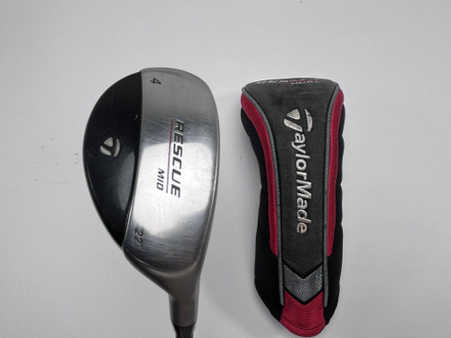 TaylorMade Rescue Mid 4 Hybrid 22* 65g Stiff Graphite Mens RH HC, 1 of 12