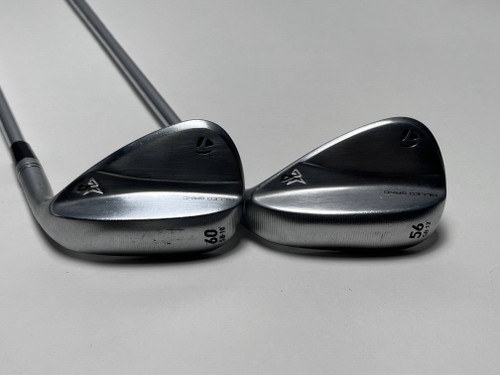 TaylorMade Milled Grind 3 Raw Chrome Wedge Set 56* 12 | 60*10 950 GH Reg RH -1'', 1 of 12