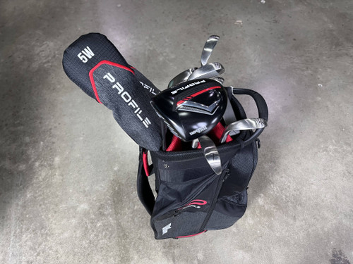 Wilson Profile SGi Club Set Driver 5W 5H 6-PW+SW Putter Senior Graphite RH Bag, 1 of 12