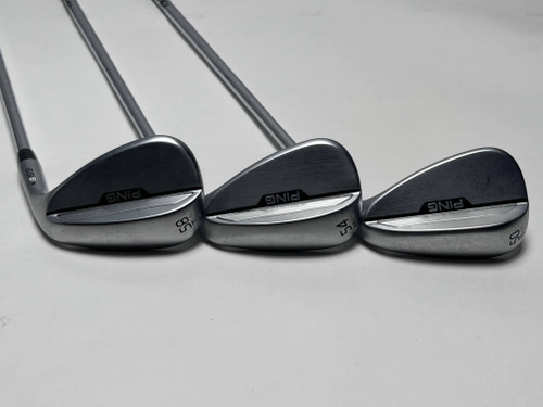 Ping s159 Chrome Wedge Set 50* 12 | 54* 10 | 58* 6 Black Dot Z-Z115 115g RH, 1 of 12