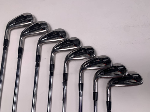 LEFTY Titleist 714 AP1 Iron Set 4-PW+GW True Temper XP 95 R300 Regular LH, 1 of 12