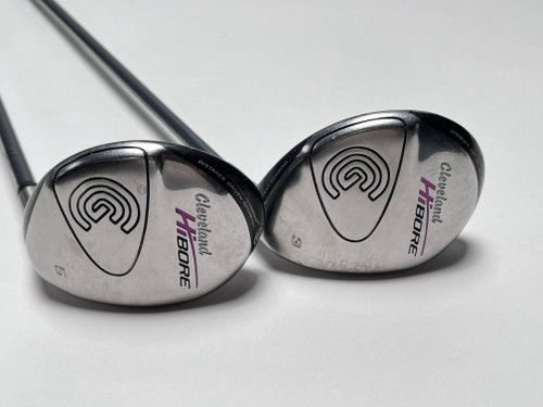 Cleveland Hibore Womens Series 3 & 5 Fairway Wood Set 50g Ladies RH, 1 of 12