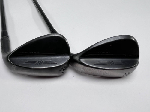 Titleist Vokey SM9 Jet Black Wedge Set 54* 12 60* 14 Project X LZ 6.0 Stiff RH, 1 of 12